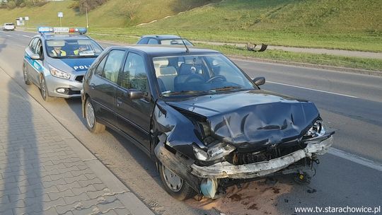 16 - latek sprawą karambolu na wiadukcie