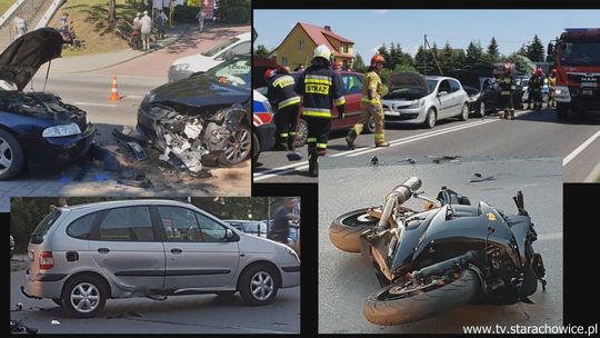 3 wypadki na drogach powiatu starachowickiego