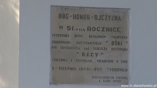 74 rocznica bitwy pod Tychowem Starym