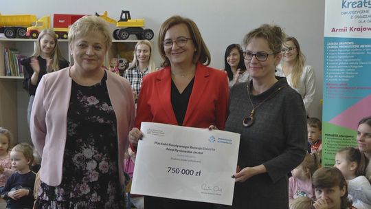 750 000 zł dofinansowania dla Kreatywnych Nutek