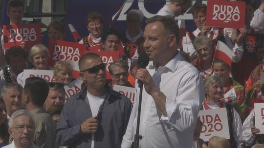 Andrzej Duda na starachowickim Rynku