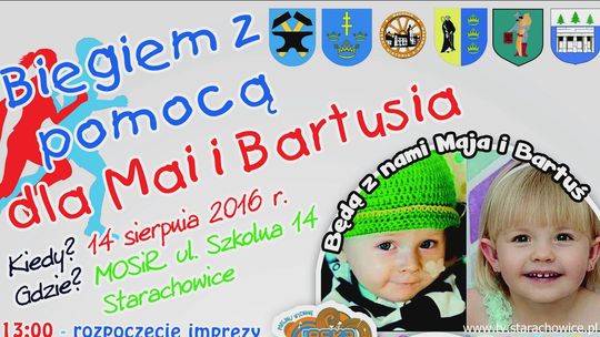 Bieg charytatywny dla ciężko chorych Mai i Bartusia