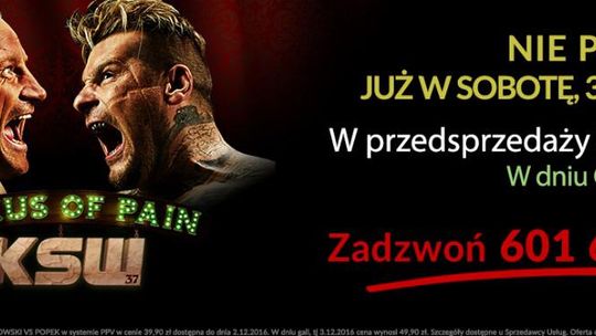 „Circus of Pain” w Vectrze w systemie pay-per-view