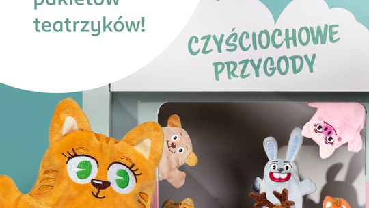 Czyściochowa Akademia. Darmowy gigapakiet z teatrzykiem i pacynkami dla dzieci