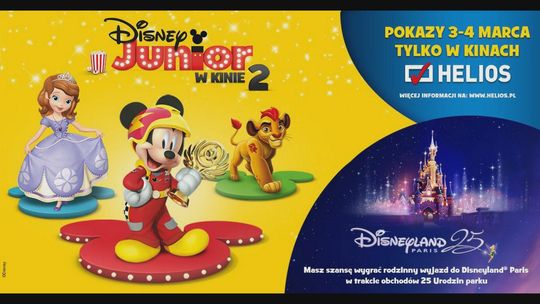 Disney Junior w Kinie 2  Helios Starachowice zaprasza!