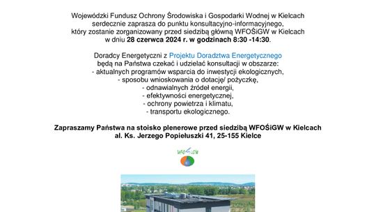 Dni Otwarte w WFOŚiGW w Kielcach