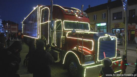Do Starachowic przyjechała słynna firmowa ciężarówka z bożonarodzeniowymi atrakcjami