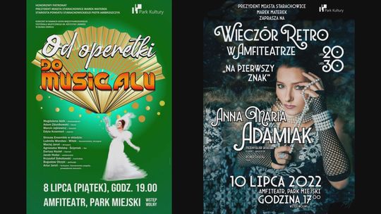 Dwa koncerty w parkowym amfiteatrze