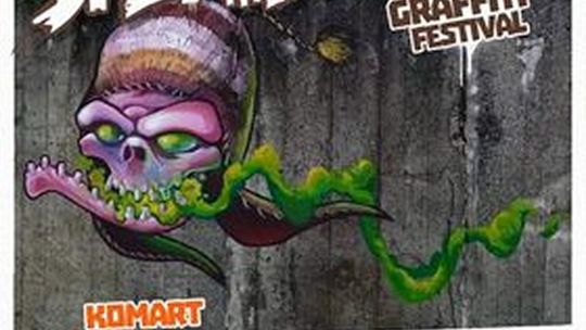 Festiwal graffiti "Step In The Arena" z udziałem starachowiczanina Grzegorza Łodeja
