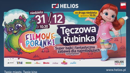 Filmowe Poranki – Tęczowa Rubinka cz.3  w Kinie Helios Starachowice