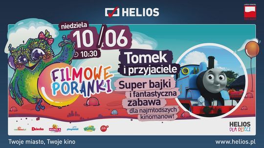 Filmowe Poranki – Tomek i Przyjaciele cz. 1  w Kinie Helios Starachowice!
