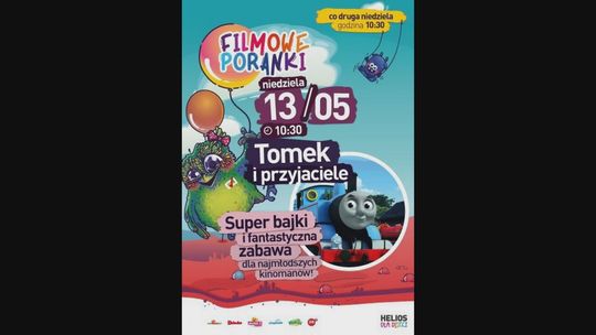 Filmowe Poranki – Tomek i przyjaciele  w Kinie Helios Starachowice!