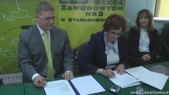 Firma transportowa objęła patronatem uczniów ZSZ nr 2