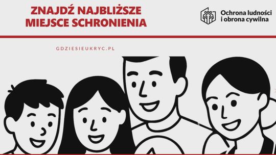 „Gdzie się ukryć” – aplikacja dla mieszkańców informująca o Punktach Schronienia