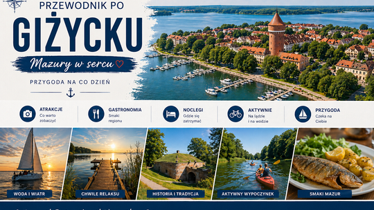 Giżycko – mazurski kierunek na każdą porę roku