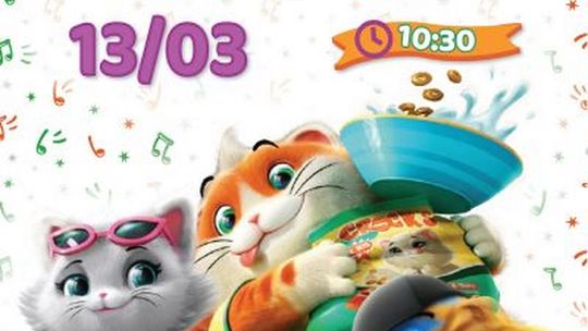 Helios Starachowice zaprasza na  FILMOWE PORANKI: 44 Koty, cz. 12