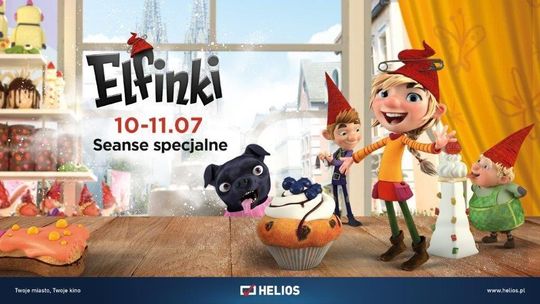 Helios Starachowice zaprasza na  seanse specjalne ELFINKI!!!  sobota i niedziela, 10 i 11.07 godz.10:30