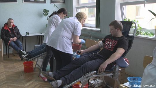 Honorowi krwiodawcy z Zespołu Szkół Zawodowych nr 2