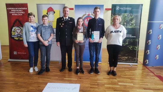 Hubert Celuch najlepszy w województwie w Turnieju Wiedzy Pożarniczej