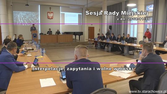 Interpelacje, zapytania i wolne wnioski radnych Rady Miejskiej w Starachowicach