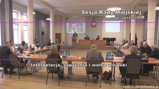 Interpelacje, zapytania i wolne wnioski radnych z dzisiejszej sesji Rady Miasta