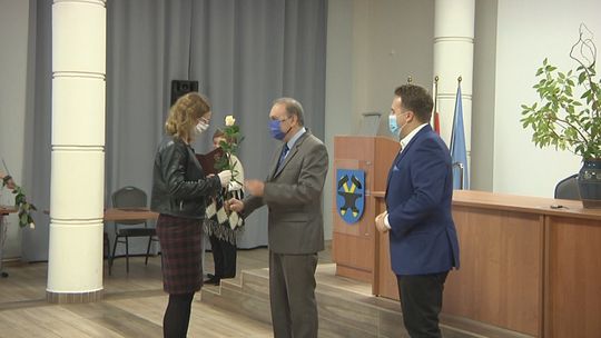 Kameralna uroczystość wręczania nagród nauczycielom