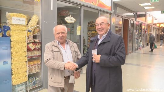 Kandydat na posła Jerzy Materek zabiegał o głosy starachowiczan