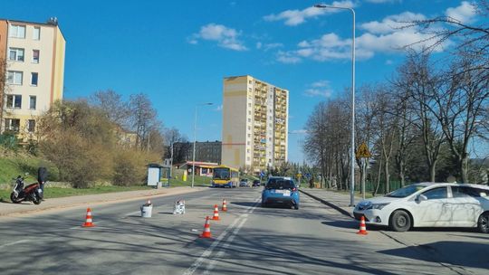 Kierowca motoroweru trafił do szpitala