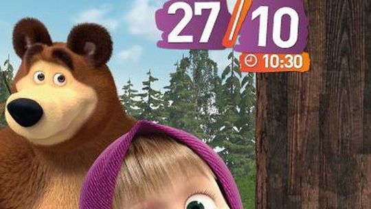 Kino Helios Starachowice zaprasza-  Filmowe Poranki: Masza i Niedźwiedź, cz. 1