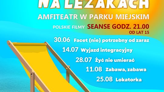 Kino na leżakach powraca do Amfiteatru Miejskiego!