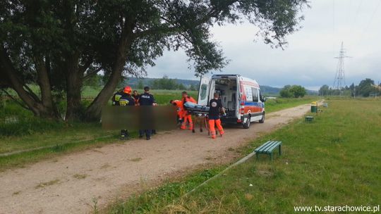 Kobieta wyciągnięta z zalewu Pasternik trafiła do szpitala w ciężkim stanie