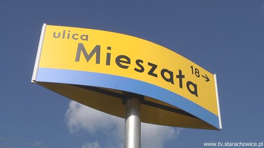 Kolejny fragment ul Mieszała przebudowany