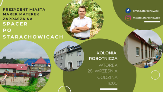 Kolejny spacer z prezydentem