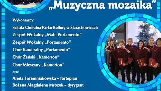 Koncert muzyki chóralnej „Muzyczna mozaika” w Muzeum Przyrody i Techniki