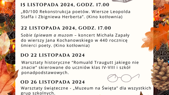 Listopad ze starachowickim muzeum