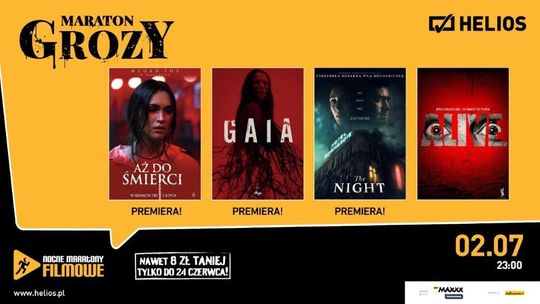 MARATON GROZY  w kinie Helios Starachowice