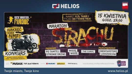Maraton Strachu w kinie Helios Starachowice
