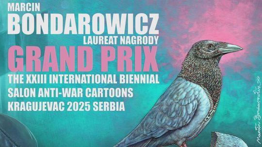 Marcin Bondarowicz ze Starachowic zdobył międzynarodowe Grand Prix. Artysta z ważnym przesłaniem