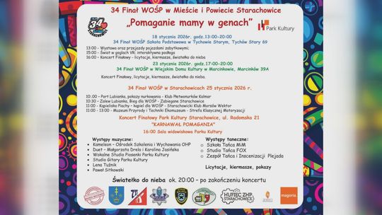 Miasto Starachowice dołącza do zbiórki WOŚP. Do wygrania wycieczka rowerowa z Prezydentem