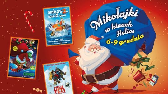 Mikołajki w kinie Helios Starachowice 8-9 grudnia!!!