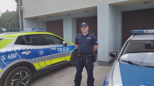 Mundurowy przed służbą pomógł mężczyźnie. Reakcja mogła zapobiec tragedii