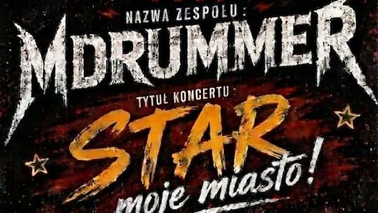 Na letniej scenie Amfiteatru w parku Miejskim  wystąpi MDRUMMER