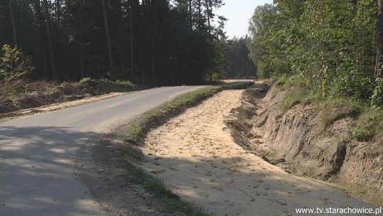 Nadleśnictwo modernizuje drogę pożarową w Lipiu