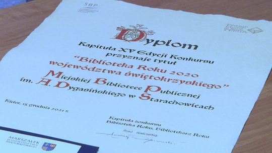 Nasza biblioteka najlepsza w województwie