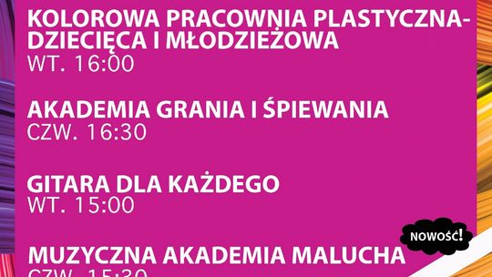 Nowa oferta Spółdzielczego Domu Kultury