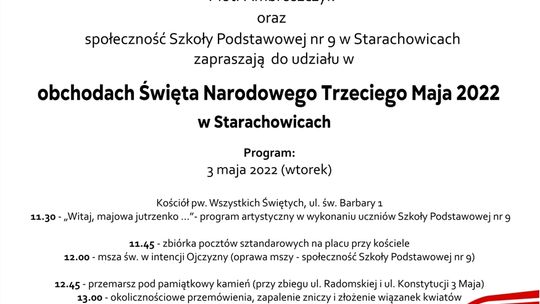 Obchody Święta Konstytucji 3 maja 2022