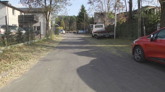 Odcinek Składowej pokryty asfaltem