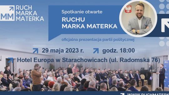Oficjalne otwarcie partii politycznej Marka Materka