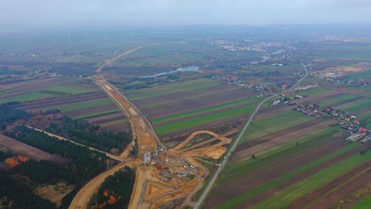 Około 7 - kilometrowa obwodnica Iłży w trakcie budowy