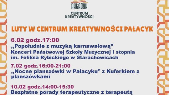 Pałacyk wydarzeniami stoi!